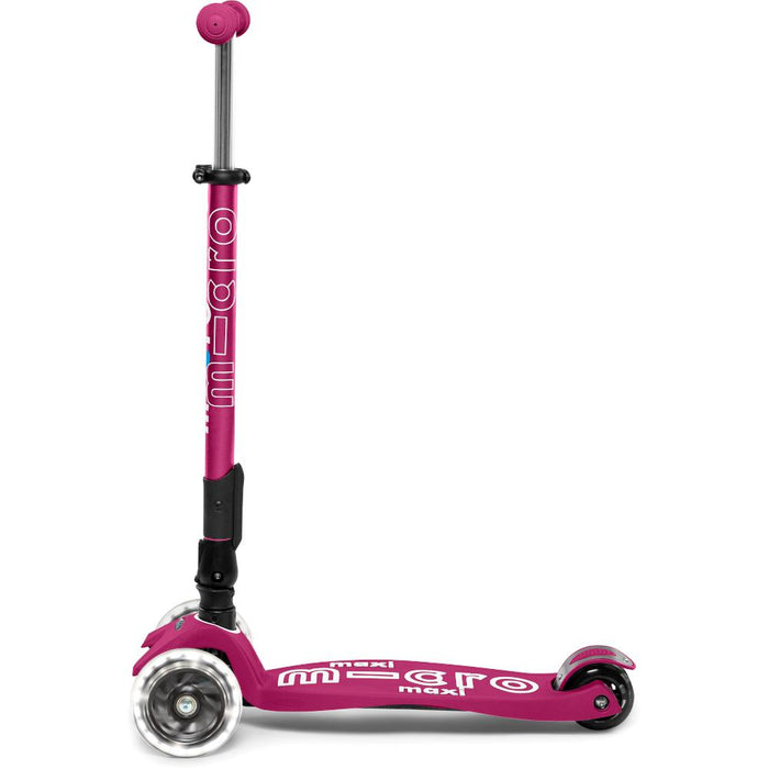 Micro Kickboard Maxi Deluxe Foldable LED Scooter
