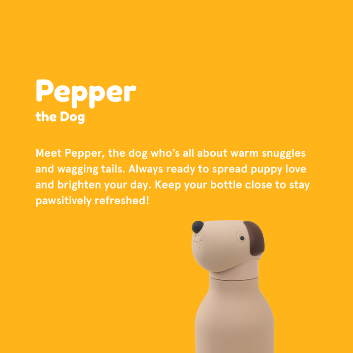 Bestie Beige Dog Bottle