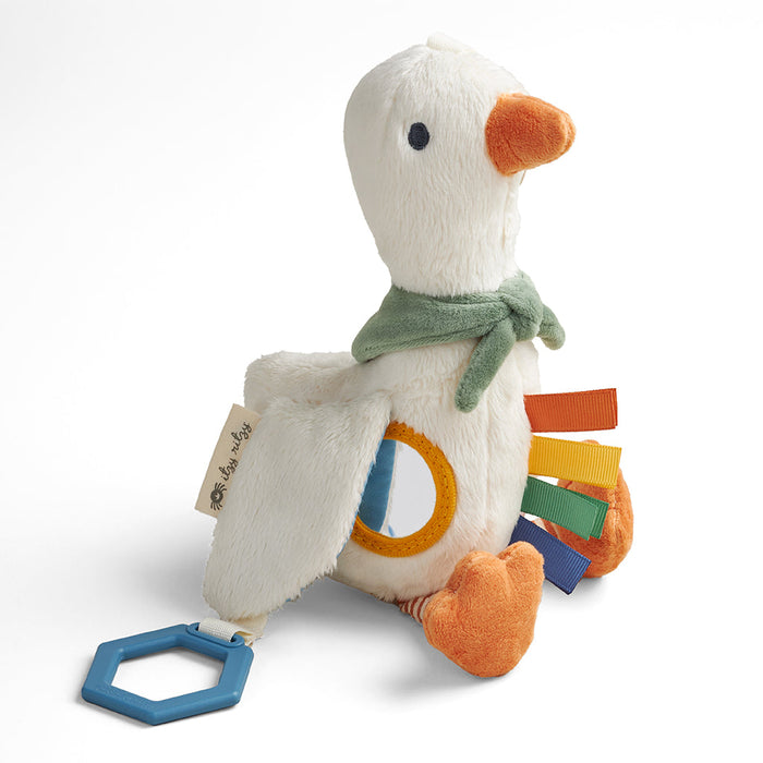 Itzy Ritzy Bitzy Traveler Developmental Sensory Toy | Gracie The Goose