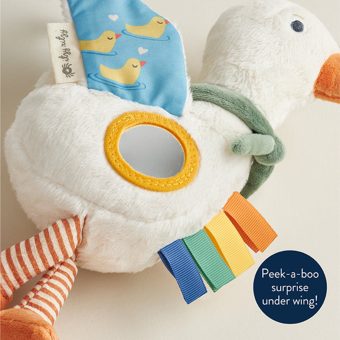 Itzy Ritzy Bitzy Traveler Developmental Sensory Toy | Gracie The Goose