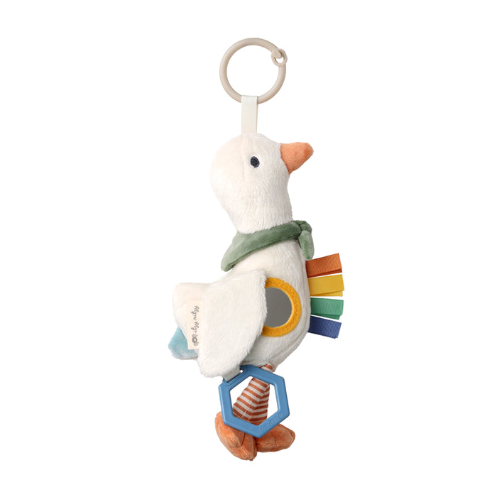 Itzy Ritzy Bitzy Traveler Developmental Sensory Toy | Gracie The Goose