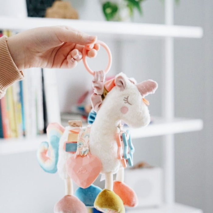 Itzy Ritzy Link & Love Teething Activity Toy | Unicorn
