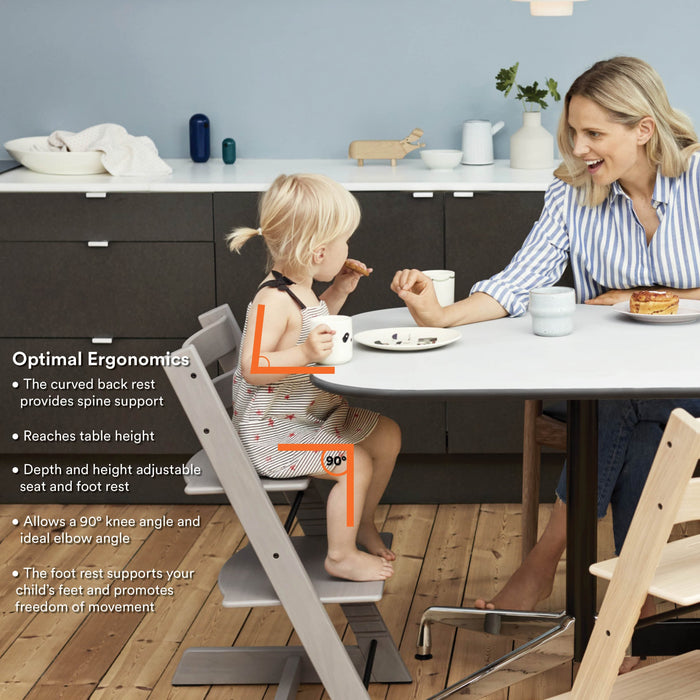 Stokke Tripp Trapp High Chair² Oak with Cushion + Stokke Tray