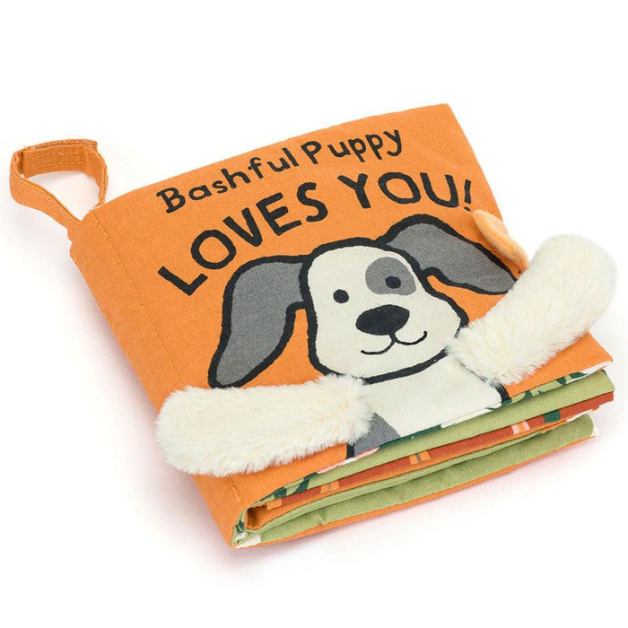 Jellycat Bashful Puppy Loves You Book