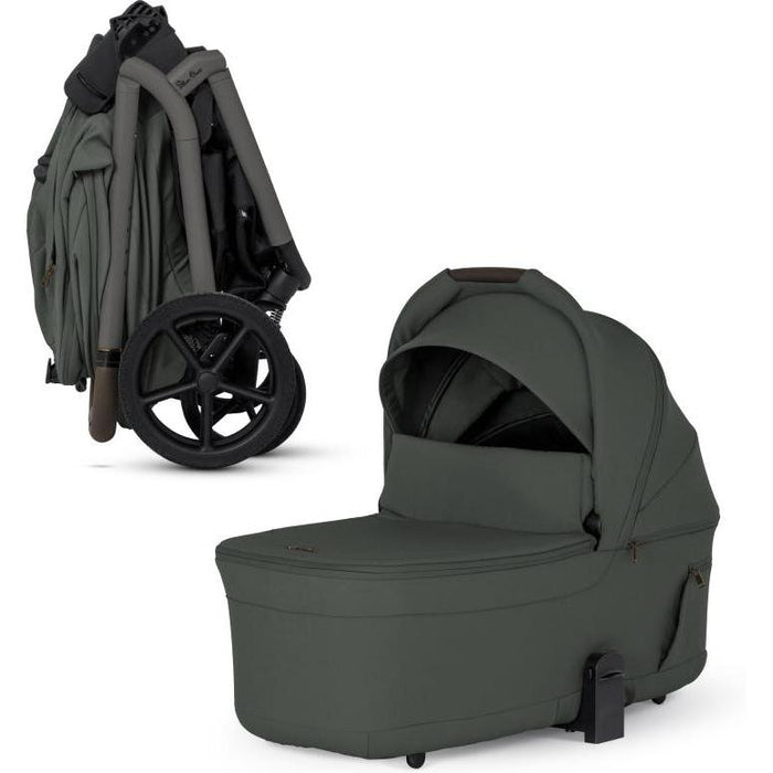 Silver Cross Breez Compact Stroller + Folding Bassinet Bundle