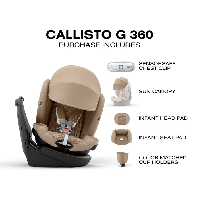 Cybex Callisto G 360 Rotating All-in-One Car Seat