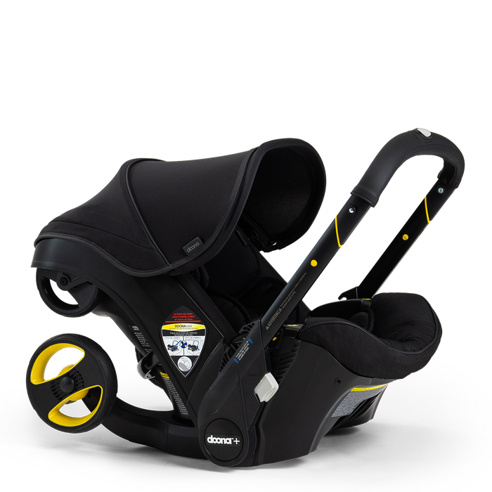 Doona Infant Car Seat Stroller + Essentials Bag | Midnight Special Edition (OPEN BOX)