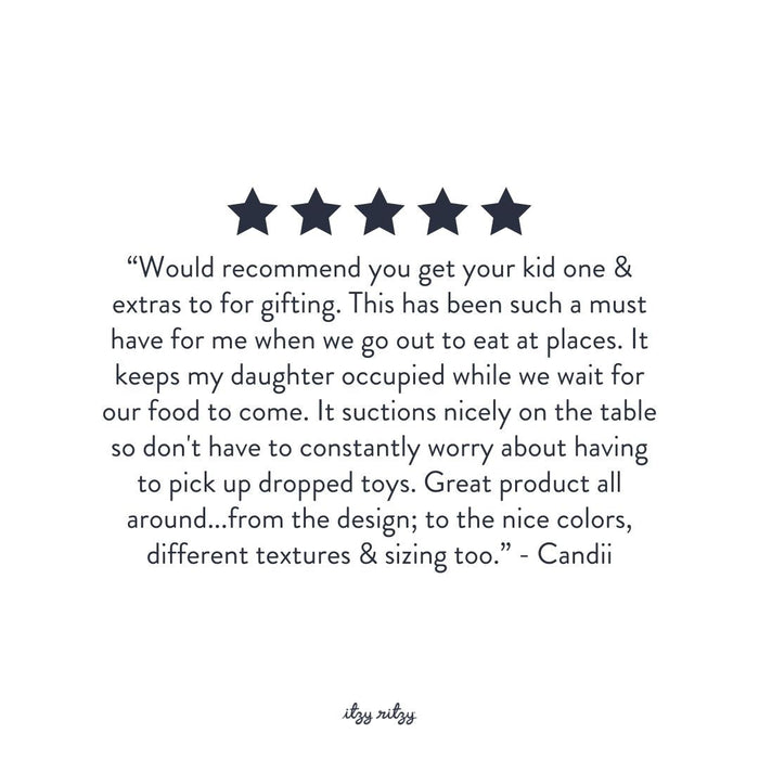 Itzy Ritzy Itzy Pop & Whirl Fidget Spinner Travel & Bath Toy