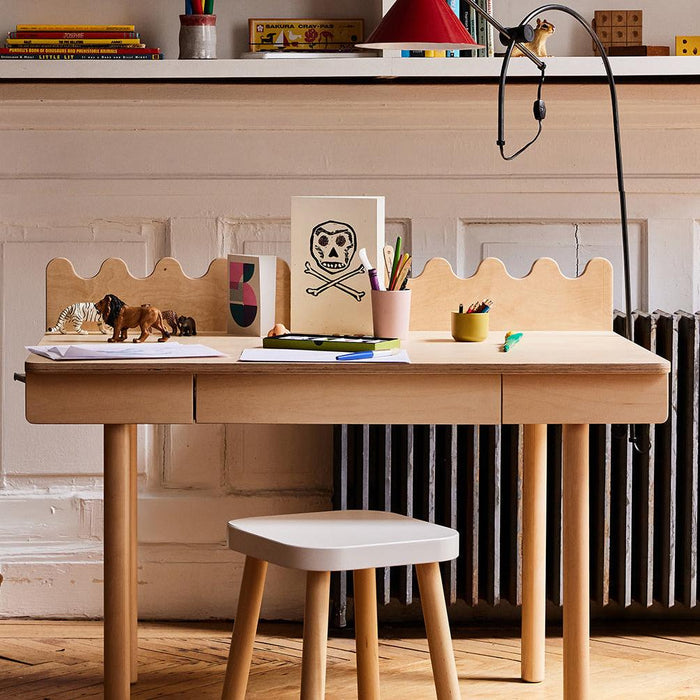 Oeuf Square Stool