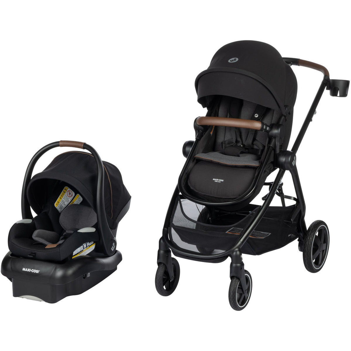 maxi cosi zelia grey Maxi-Cosi Zelia² Luxe 5-in-1 Modular Travel System — Lullaby Baby