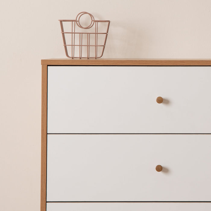 Dadada Central Park 3-Drawer, Two Shelf Nursery Dresser