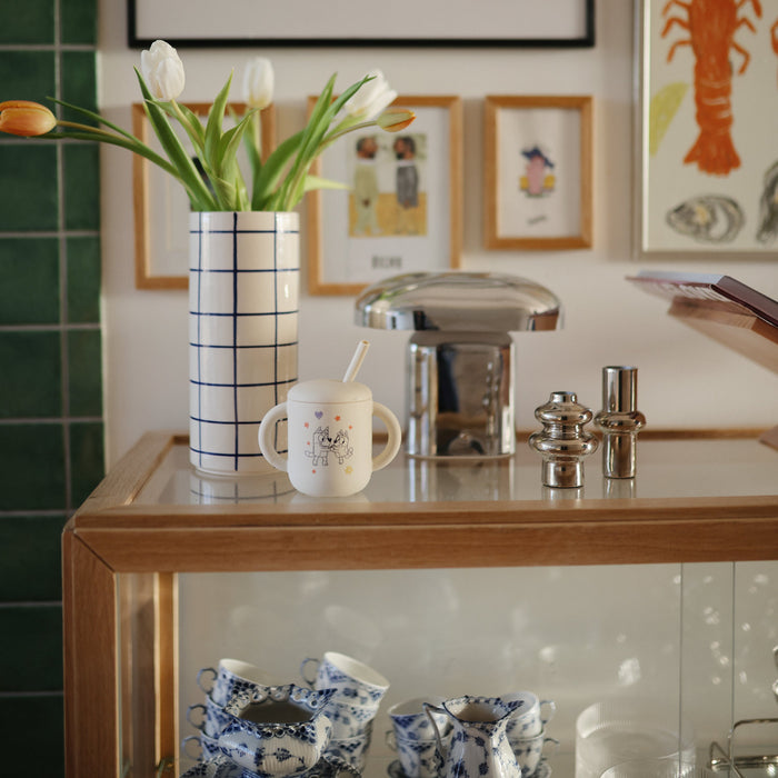 Bluey x Mushie Silicone Training Cup + Straw