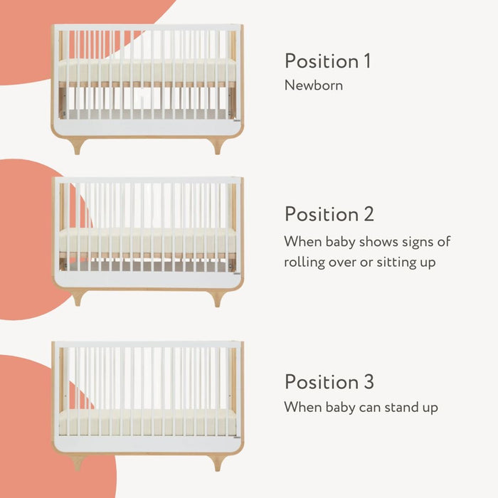 Dadada Jolly 3-in-1 Convertible Crib