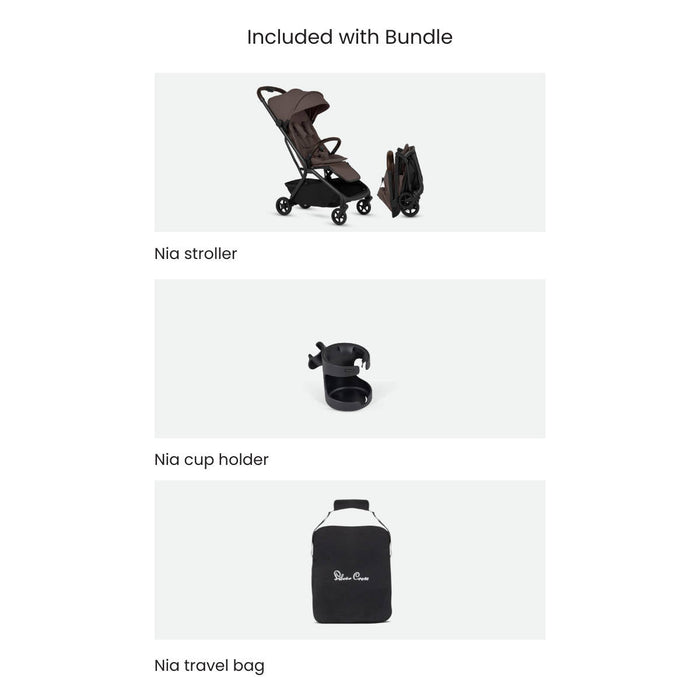 Silver Cross Nia Compact Travel Stroller Bundle