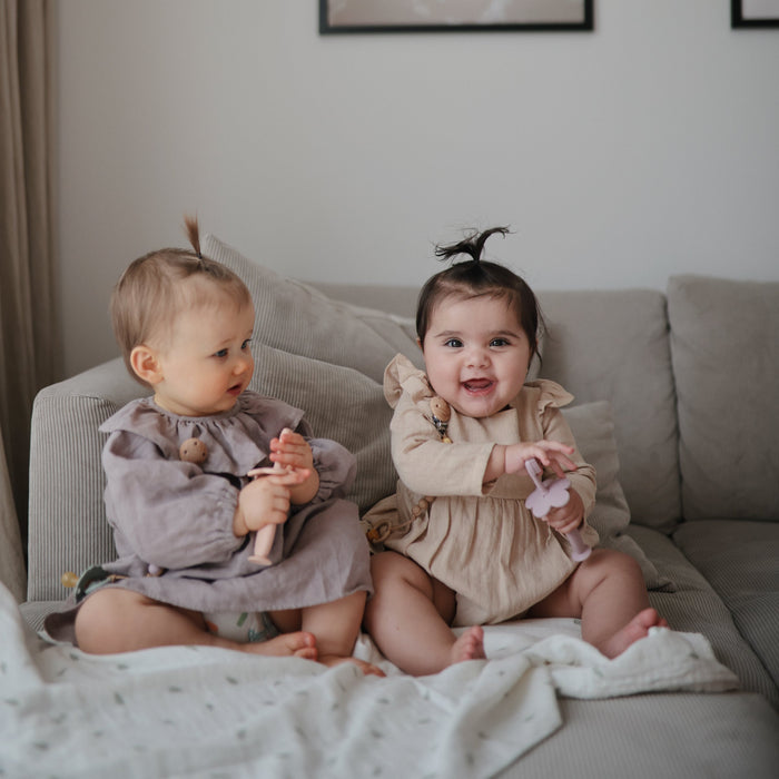 Mushie Organic Cotton Muslin Swaddle Blanket