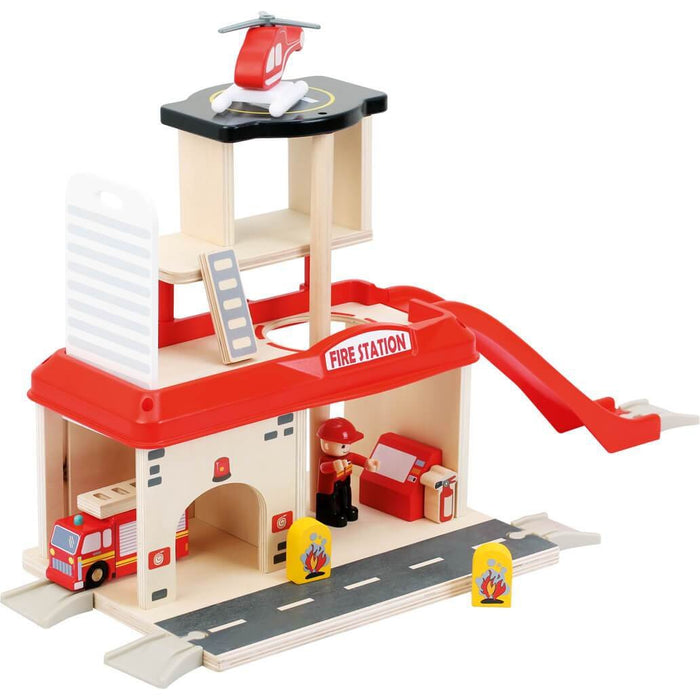 Small Foot Fire Station Playset with Accessories