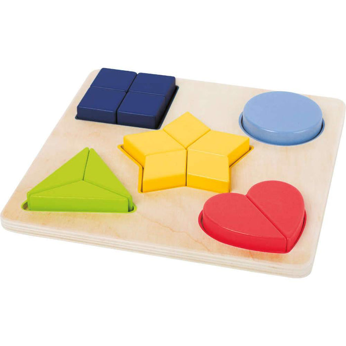 Small Foot Shape-Fitting Puzzle "Educate"
