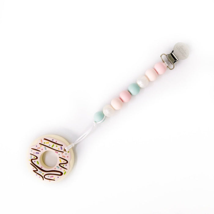 Loulou Lollipop Classic Donut Teether with Holder Set