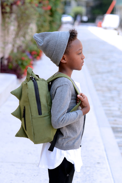 7AM MINI Dino Backpack | Cotton Canvas