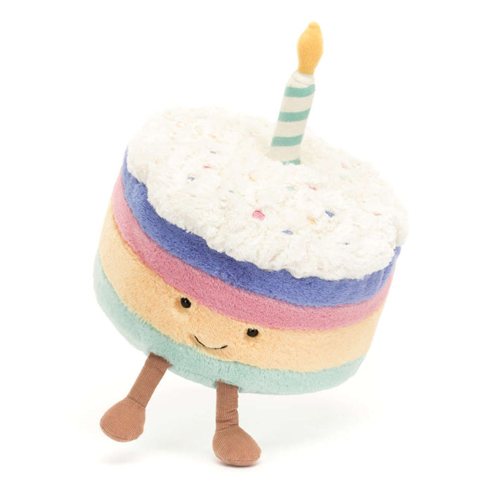 Jellycat Amuseable Rainbow Birthday Cake Medium