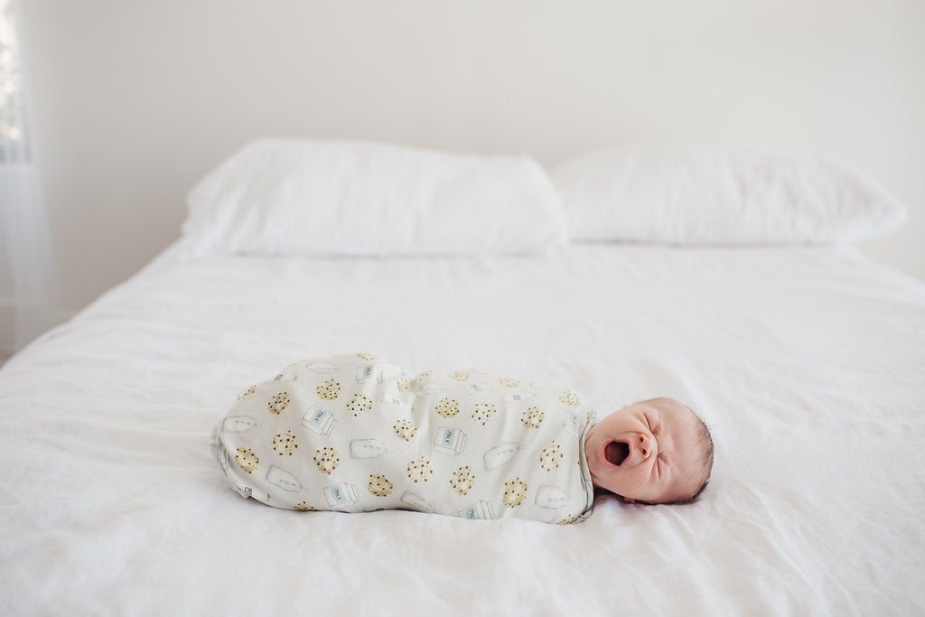 Copper Pearl Knit Swaddle Blanket - Chip