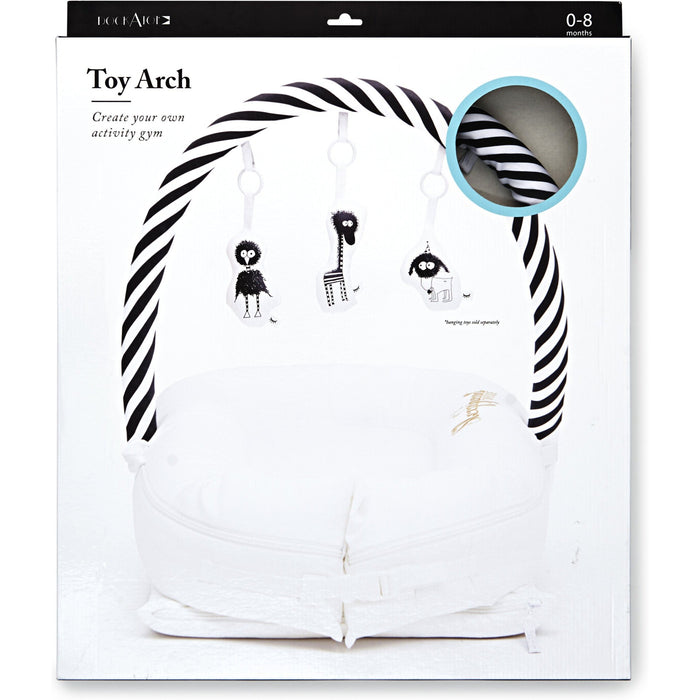 DockATot Toy Arch for Deluxe+ Dock | Black/White