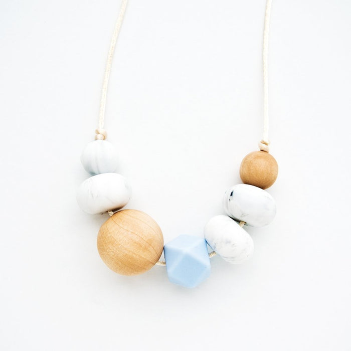 Loulou Lollipop Freda Silicone + Wood Teething Necklace