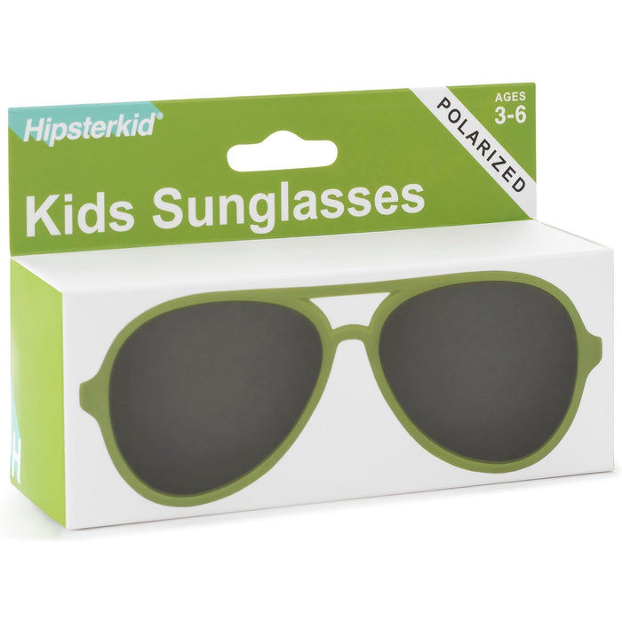 Hipsterkid Polarized Classic Aviator Kids & Baby Sunglasses w