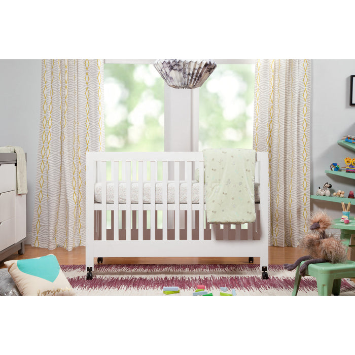Babyletto Maki Full-Size Folding Crib with Toddler Bed Conversion