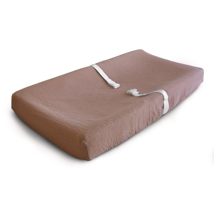 Mushie Extra Soft Muslin Changing Pad Cover