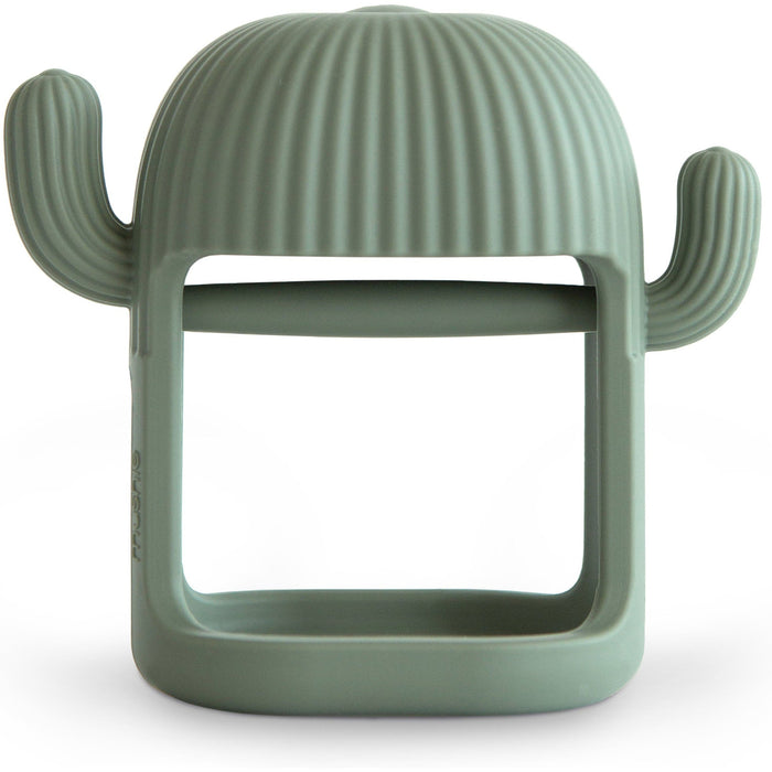 Mushie No-Drop Cactus Teether (Dried Thyme)