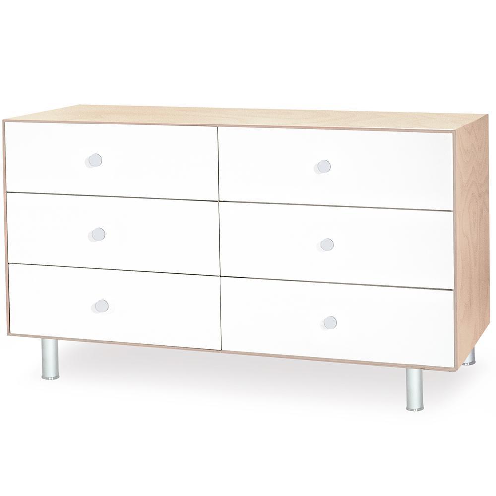 Oeuf Merlin 6 Drawer Dresser with Classic Base Birch