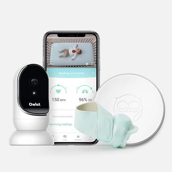 Owlet Smart Sock Camera Complete Baby Monitor System — Lullaby
