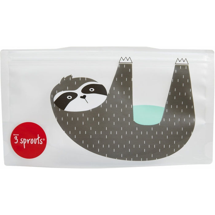 3 Sprouts Sloth Snack Bag (2 Pack)