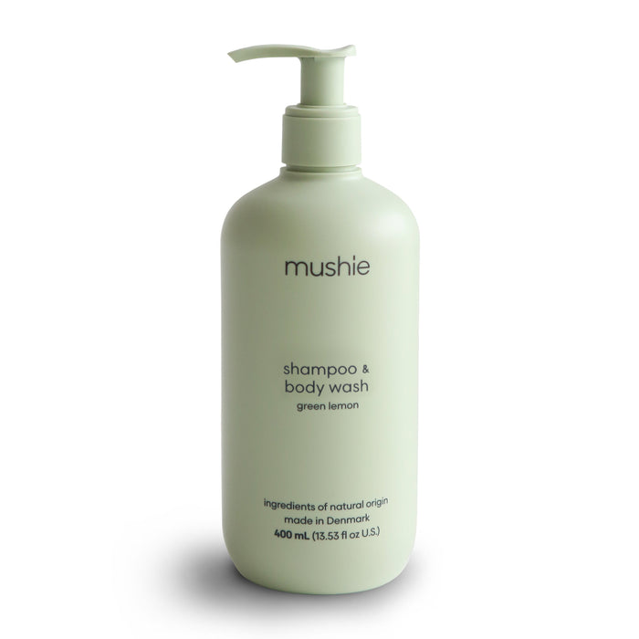 Mushie Baby Shampoo & Body Wash (Green Lemon) 400 mL