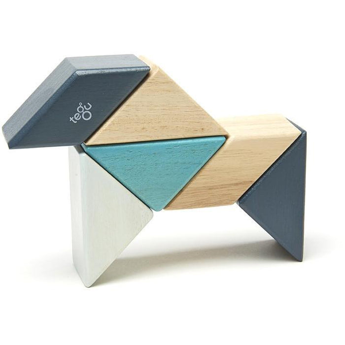 Tegu Pocket Pouch Prism Magnetic Block Set