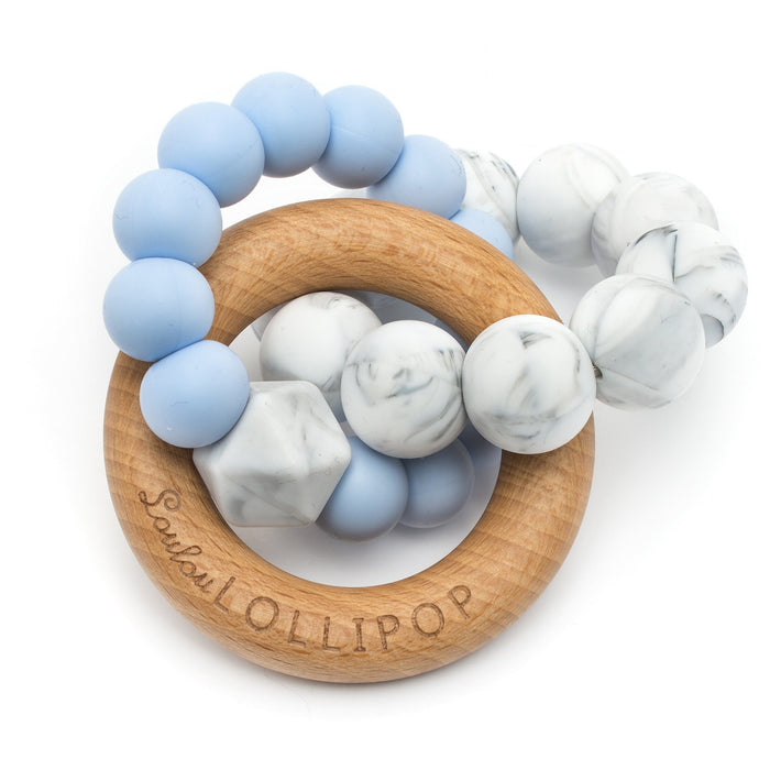 Loulou Lollipop Trinity Wood + Silicone Teether