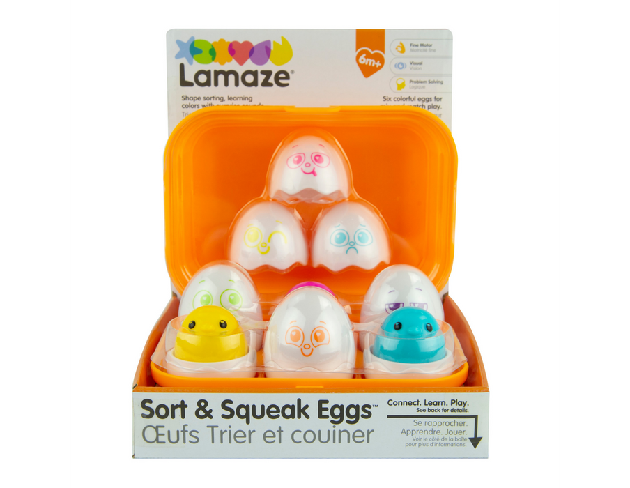 Lamaze Sort & Squeak Eggs