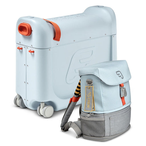 jetkids stokke backpack JetKids by Stokke Travel Bundle: BedBox + Crew BackPack Blue