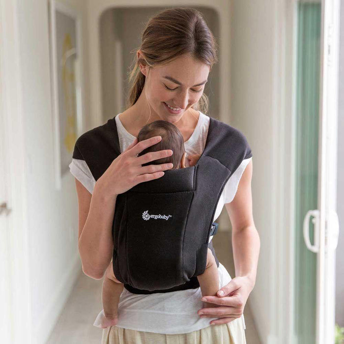 ergobaby embrace cozy knit newborn carrier Ergobaby Embrace Knit Newborn Carrier — Lullaby Baby