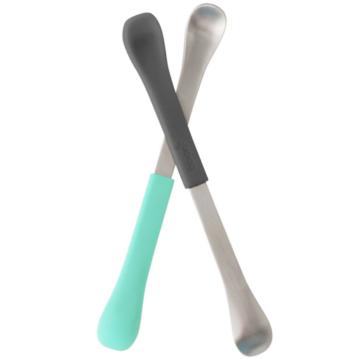 Boon Pulp Silicone Feeder & Teething Spoon, 2 Pack
