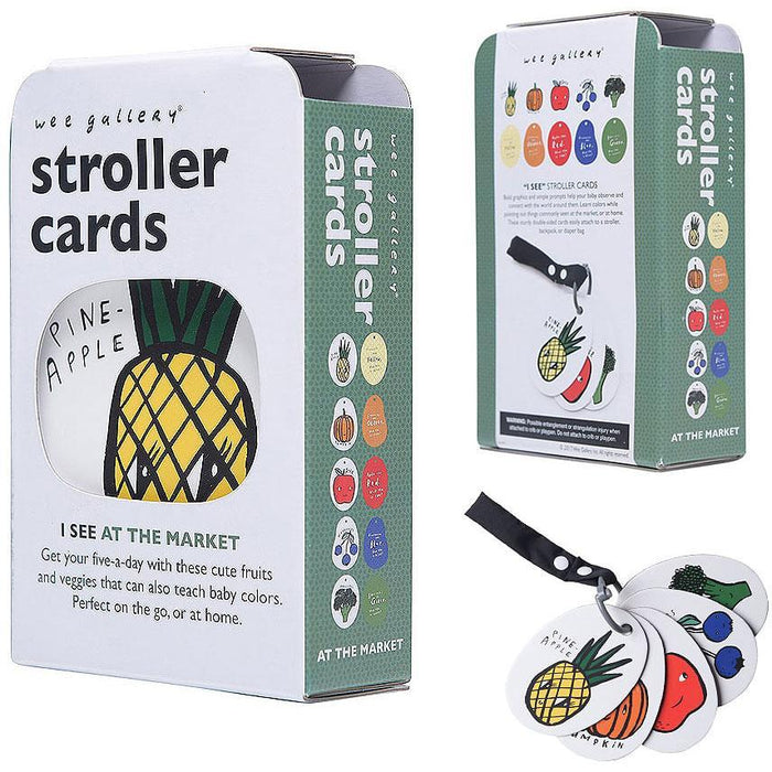 Wee Gallery Stroller Cards "I See In The Market"