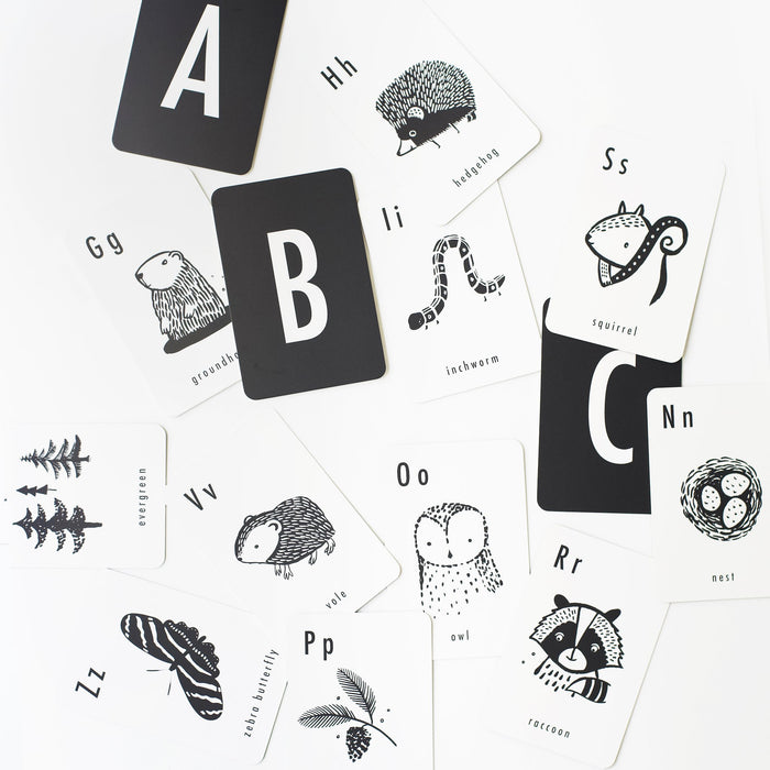 Wee Gallery Alphabet Cards | Woodland