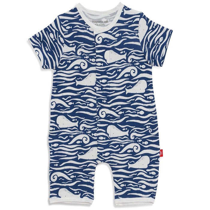 Magnetic Me Whale Hello There Modal Magnetic Romper